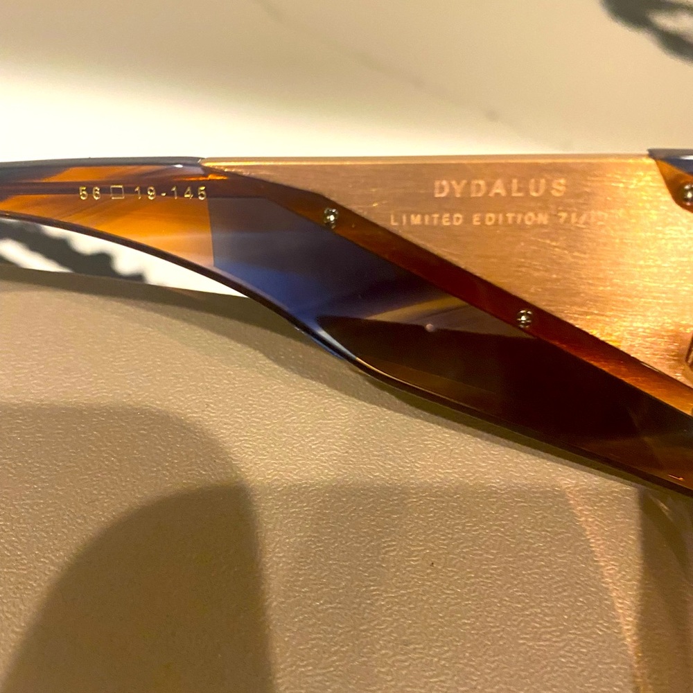 DITA Sunglasses DYDALUS // San Ono - brushed Rose Gold with Rhotan